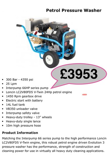 300 bar pressure washer - 300,