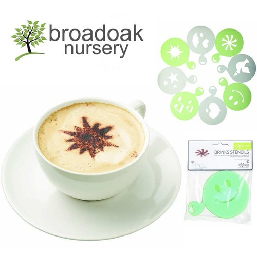 Coffee stencils barista - -,