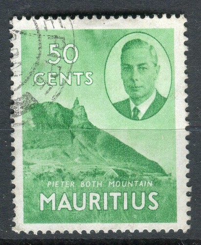 Mauritius sg286 1950 kgvi 50c - mauritius,