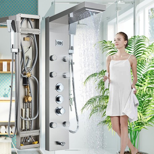Thermostatic shower panel - thermostatic,