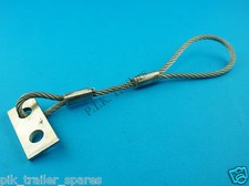 Secondary Coupling Safety Cable with Bracket for Unbraked Erde & Daxara Trailer