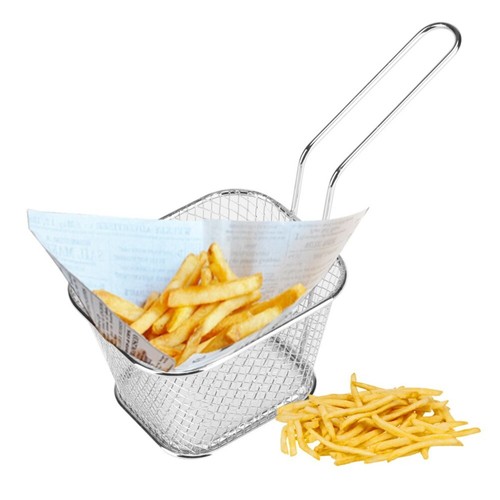 Mini chip serving basket - ,