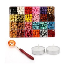 24 Colors Wax Seal Beads Set
