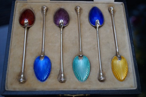 Boxed art deco silver - boxed,