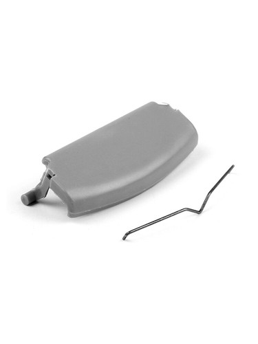 Gray console center armrest - center,