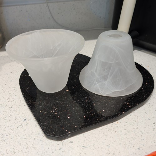 Glass shade replacements bell - glass,