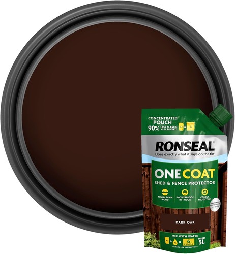 Ronseal one coat shed fence - coat,