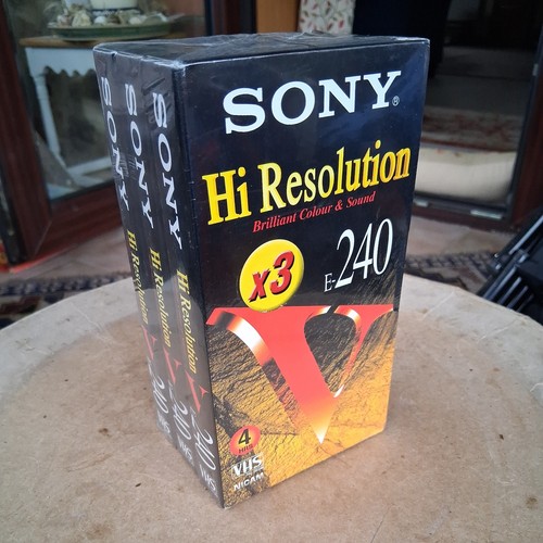 Sony 240hr vhs - 3,
