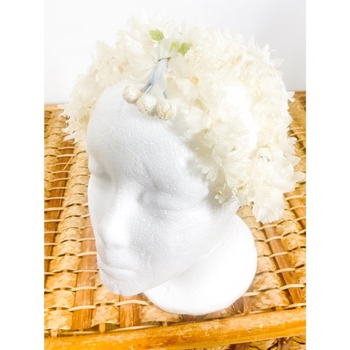 Vintage ivory floral bridal - vintage,