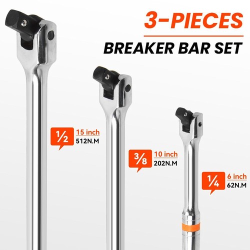 3pcs flexi head knuckle power - 3pcs,