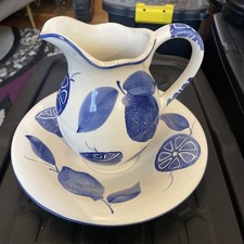 Vintage Blue and White