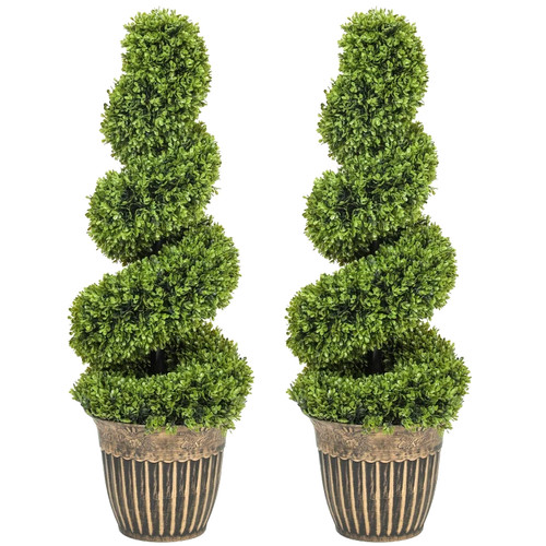 Set potted artificial - set, 2