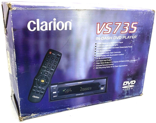 Clarion vs735 dash - in, single