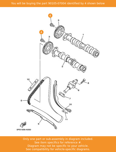 Yamaha bolt flange - yamaha,