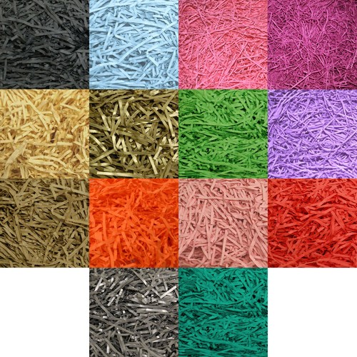 Kraft shredded paper packaging - kraft,