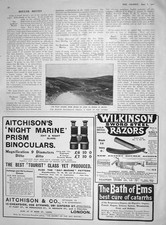 Old Antique Print 1907