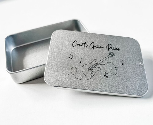 Personalised guitar plectrum - guitar,