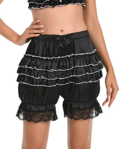 Satini sissy ruffled - ruffled, victorian