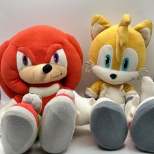 Sega Prize Europe Tails  & Knuckles - Sonic The Hedgehog 12" Plush Soft Toys