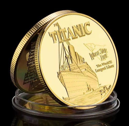Titanic coin golden edition - coin,