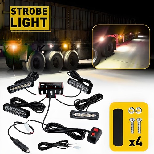 New led amber - 4x, 6