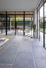 Sample of Tumbled Paris Grey Limestone Floor Tiles Paving Patio Slabs Flagstones