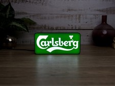 Carlsberg LED sign, USB Powered Bar Logo, Man Cave & Bar Sign, Pub Sign