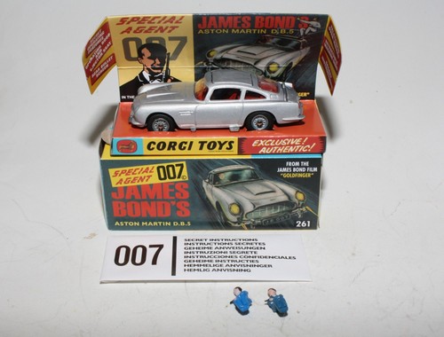 Corgi 261 james bond - james, silver