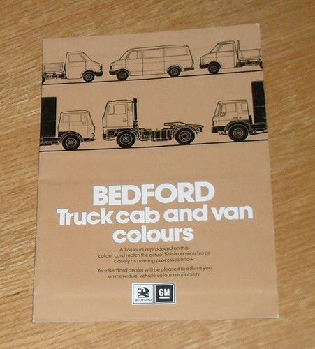 Bedford truck van colours - truck,