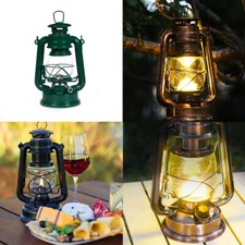US 1 Pcs Hurricane Storm Camping Lantern Galvanized Steel Paraffin Lamp Travel