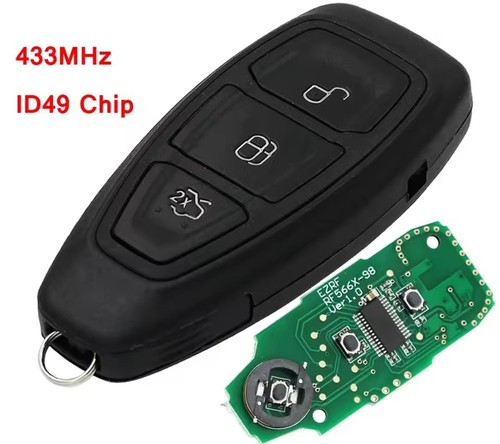 3button remote key fob - key,