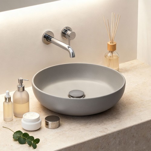 Round ceramic countertop - round,