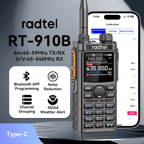 Radtel 910 transmit - radtel, rt-910