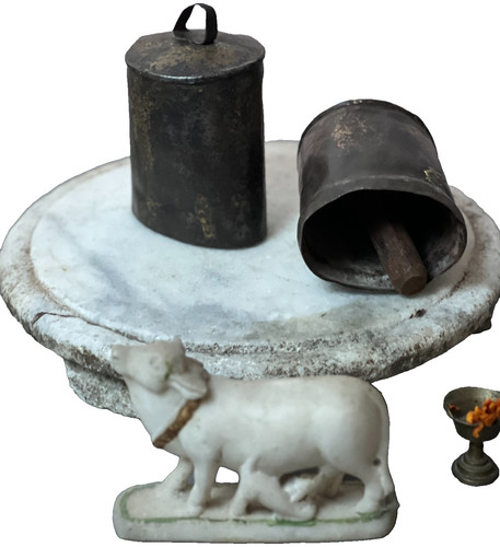 Vintage indian cow bell - vintage,