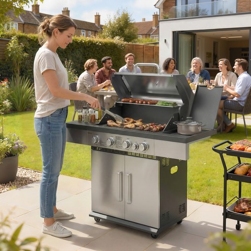 Burner gas bbq - 4+1,