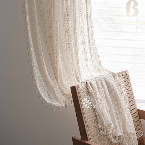 Cotton crochet lace - lace, curtains