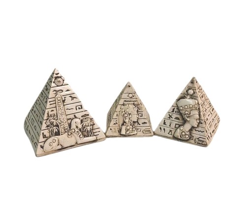 Egyptian pyramid figurines - egyptian, lot