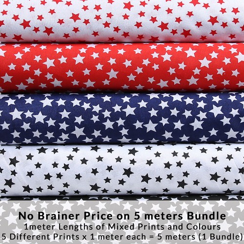 Star print fabric vintage - fabric,