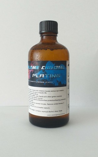Chrome restoration paint spray - chrome,