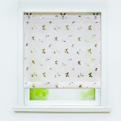 Silver gold roman blind - silver/gold,