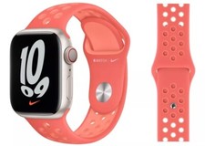 GENUINE APPLE NIKE SPORT BAND 38MM 40MM & 41MM MAGIC EMBER CRIMSON STRAP