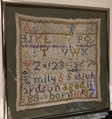 Small framed antique victorian - antique,