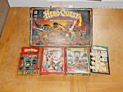 Hero quest 1989 fantasy board - hero,