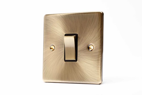 Antique brass light - antique, switches