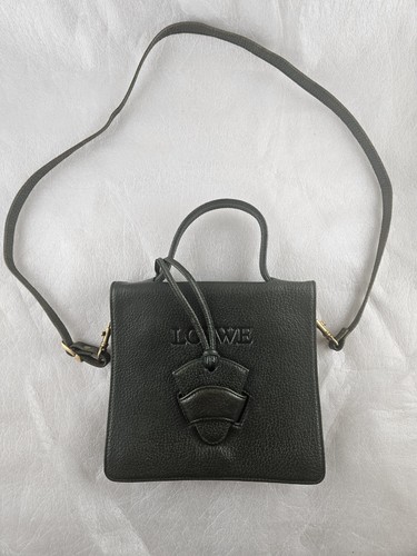 Vintage loewe green pebbled - vintage,