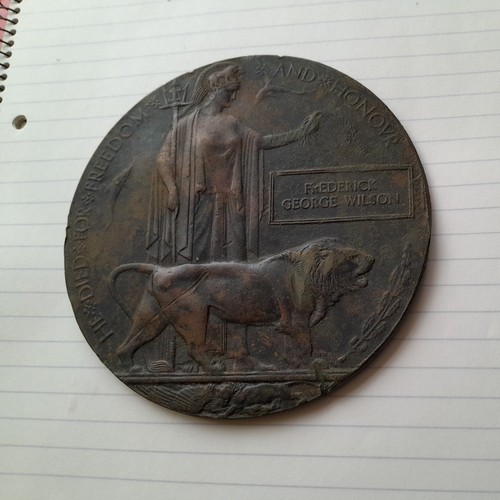 Ww1 death penny - ww1,death, ,memorial
