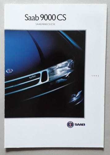 Saab 9000 range brochure - 9000,