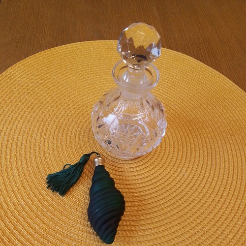 Vintage glass perfume - 2,