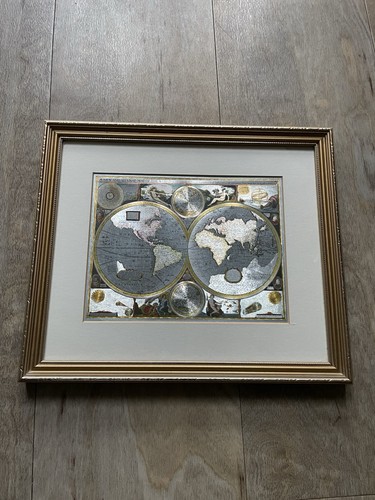 Gold wood framed - of, ‘a