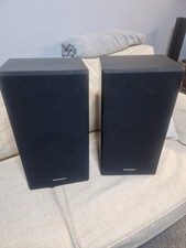 Technics SB-3405 2-Way Speakers System Wood Hi-Fi Black 8ohms 60W